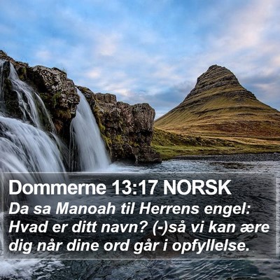 Dommerne 13:17 NORSK Bible Verse Image