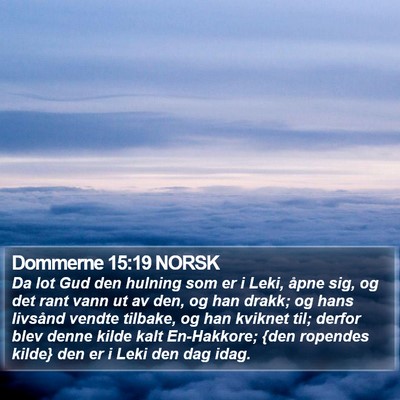 Dommerne 15:19 NORSK Bible Verse Image