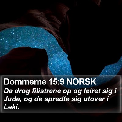Dommerne 15:9 NORSK Bible Verse Image