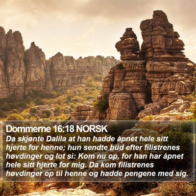 Dommerne 16:18 NORSK Bible Verse Image