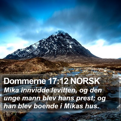 Dommerne 17:12 NORSK Bible Verse Image