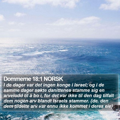 Dommerne 18:1 NORSK Bible Verse Image