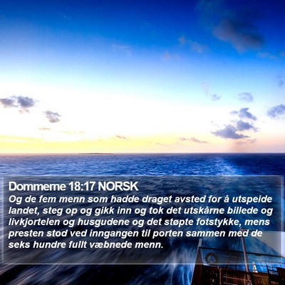 Dommerne 18:17 NORSK Bible Verse Image