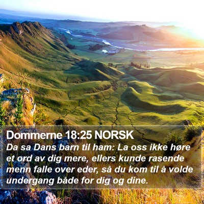 Dommerne 18:25 NORSK Bible Verse Image