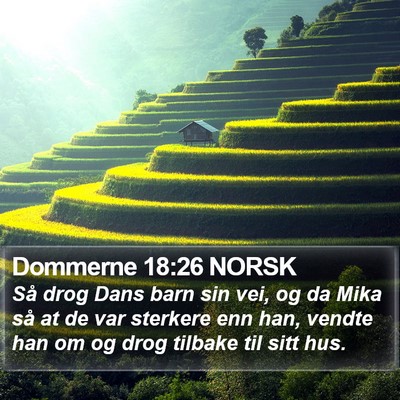 Dommerne 18:26 NORSK Bible Verse Image