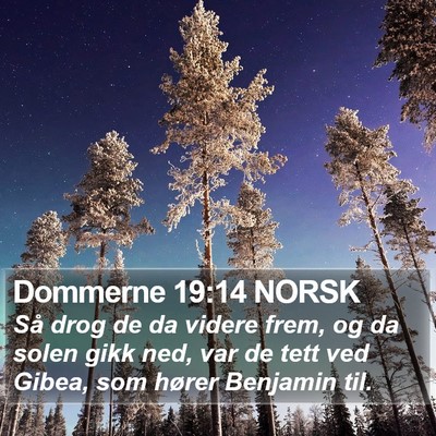 Dommerne 19:14 NORSK Bible Verse Image