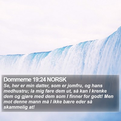Dommerne 19:24 NORSK Bible Verse Image