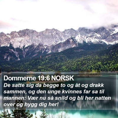 Dommerne 19:6 NORSK Bible Verse Image
