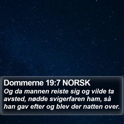 Dommerne 19:7 NORSK Bible Verse Image
