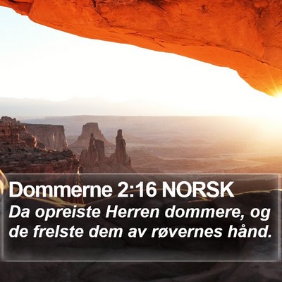 Dommerne 2:16 NORSK Bible Verse Image