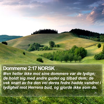 Dommerne 2:17 NORSK Bible Verse Image