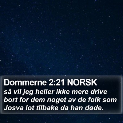 Dommerne 2:21 NORSK Bible Verse Image