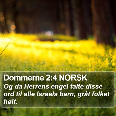 Dommerne 2:4 NORSK Bible Verse Image