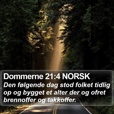 Dommerne 21:4 NORSK Bible Verse Image
