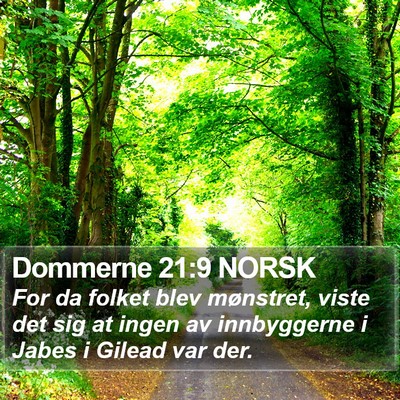 Dommerne 21:9 NORSK Bible Verse Image