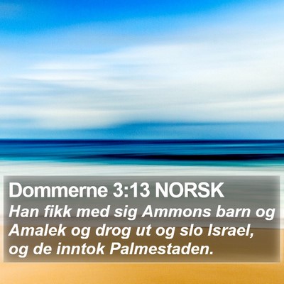 Dommerne 3:13 NORSK Bible Verse Image