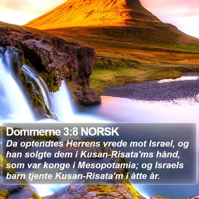 Dommerne 3:8 NORSK Bible Verse Image
