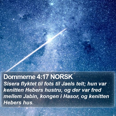 Dommerne 4:17 NORSK Bible Verse Image