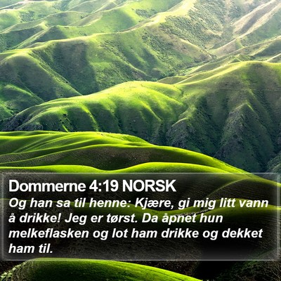 Dommerne 4:19 NORSK Bible Verse Image