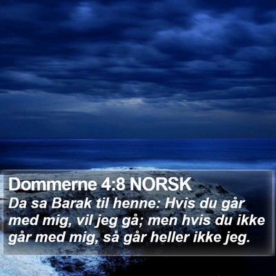 Dommerne 4:8 NORSK Bible Verse Image
