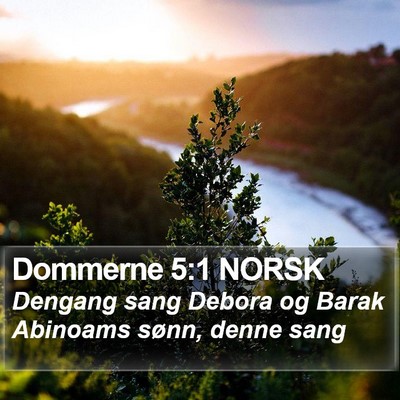 Dommerne 5:1 NORSK Bible Verse Image