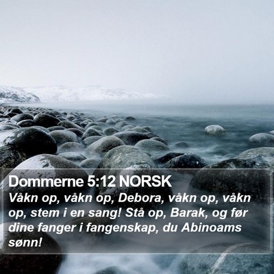 Dommerne 5:12 NORSK Bible Verse Image