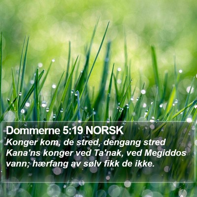 Dommerne 5:19 NORSK Bible Verse Image