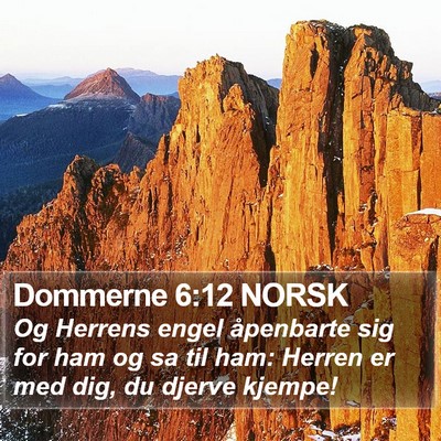 Dommerne 6:12 NORSK Bible Verse Image