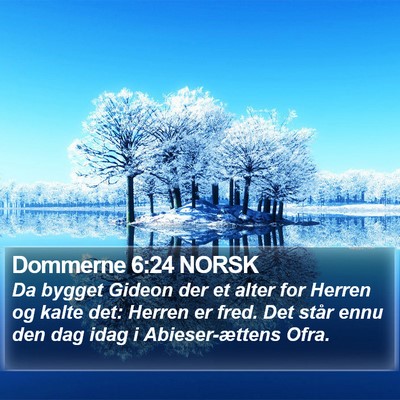 Dommerne 6:24 NORSK Bible Verse Image