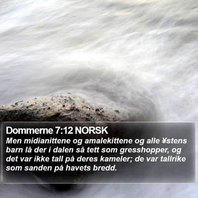 Dommerne 7:12 NORSK Bible Verse Image