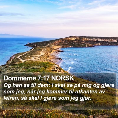Dommerne 7:17 NORSK Bible Verse Image