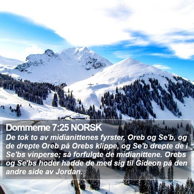 Dommerne 7:25 NORSK Bible Verse Image