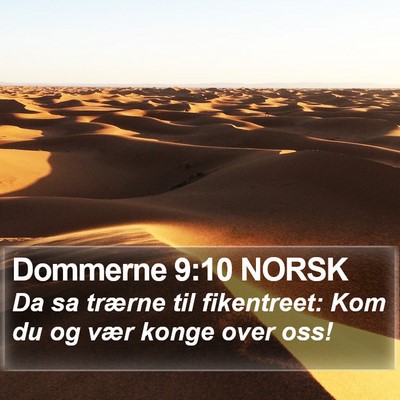 Dommerne 9:10 NORSK Bible Verse Image