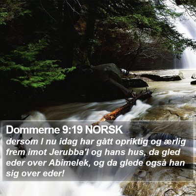Dommerne 9:19 NORSK Bible Verse Image