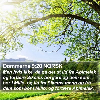 Dommerne 9:20 NORSK Bible Verse Image