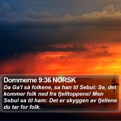 Dommerne 9:36 NORSK Bible Verse Image