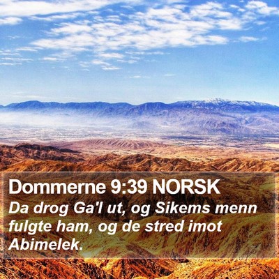 Dommerne 9:39 NORSK Bible Verse Image