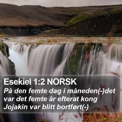 Esekiel 1:2 NORSK Bible Verse Image