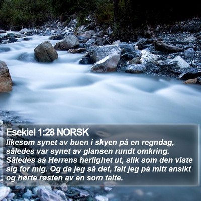 Esekiel 1:28 NORSK Bible Verse Image