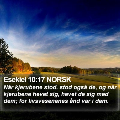 Esekiel 10:17 NORSK Bible Verse Image