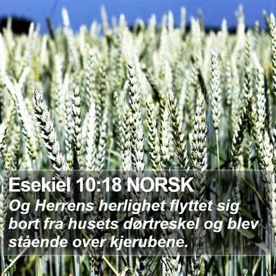 Esekiel 10:18 NORSK Bible Verse Image