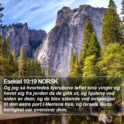 Esekiel 10:19 NORSK Bible Verse Image