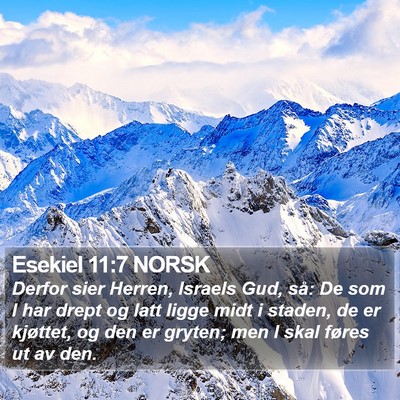 Esekiel 11:7 NORSK Bible Verse Image