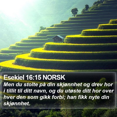 Esekiel 16:15 NORSK Bible Verse Image