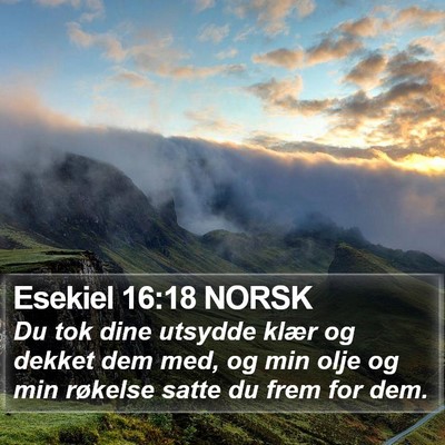 Esekiel 16:18 NORSK Bible Verse Image