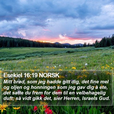 Esekiel 16:19 NORSK Bible Verse Image