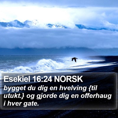 Esekiel 16:24 NORSK Bible Verse Image