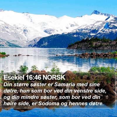 Esekiel 16:46 NORSK Bible Verse Image