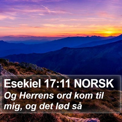 Esekiel 17:11 NORSK Bible Verse Image