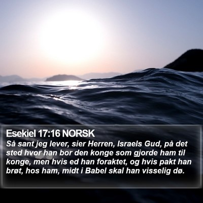 Esekiel 17:16 NORSK Bible Verse Image
